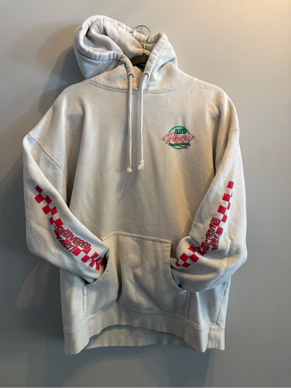 LZMFG LZ’s Pizza Hoodie XL Adam LZ Drift Racing Streetwear Pullover - Picture 2 of 4